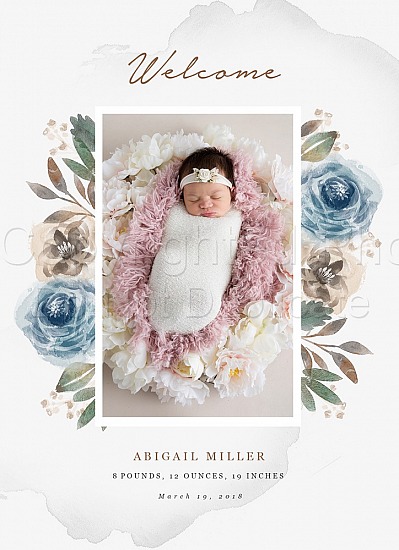 Girl Birth Announcements
